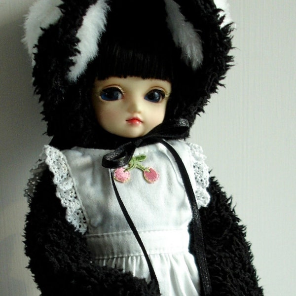 Cute Black & White Bear Costume for YO-SD Size * Halloween *