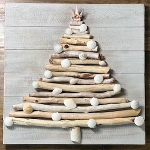 Driftwood Christmas Tree | Coastal Christmas | Beach Decoration | Christmas Gift for Beach Lover