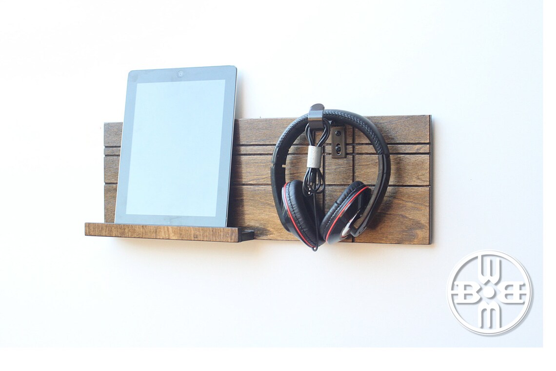 Headphone Stand Wall Mounted Headphone Holder Wall Etsy