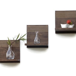 Floating Shelves (x3) - Wood Shelves, Floating Wood Shelf, Decorative Shelf, Floating Shelf, Wood Shelf, Open Shelving, Entryway Shelf