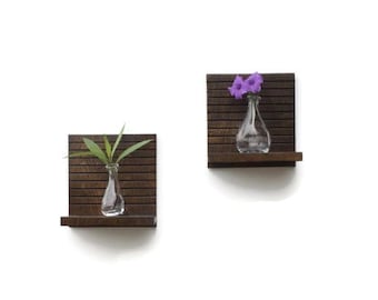 Floating Shelves (Pair) - Decorative Shelf, Modern Wood Shelf, Open Shelving, Wood Shelf, Modern Home Decor, Modern Shelves, Modern Shelving