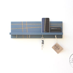 Key Holder for Wall Key Hanger Key Organizer Key Rack Wall Key Holder Entryway Organizer Key Hook Hanging Key Rack Wall Mounted Wall Hooks