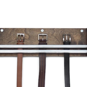 Belt Rack Belt Holder Fathers Day Gift Belt Organizer Mens Belt Holder Belt Hanger Gifts for Men Unique Gift Idea Gifts for Dad