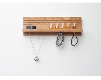 Wood Jewelry Rack