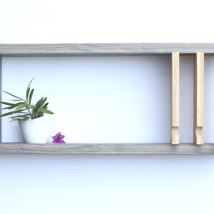 Organizador de llaves para entrada, llavero de pared, estante para llaves, decoración, ganchos de pared, estante para llaves imagen 2