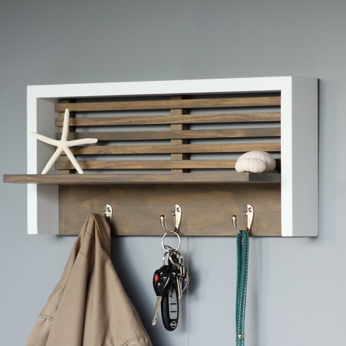 Entryway Coat Rack Coat Hooks Coat Rack Wall Mount Dog Leash Etsy