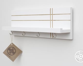 14" Custom Key Holder for Wall