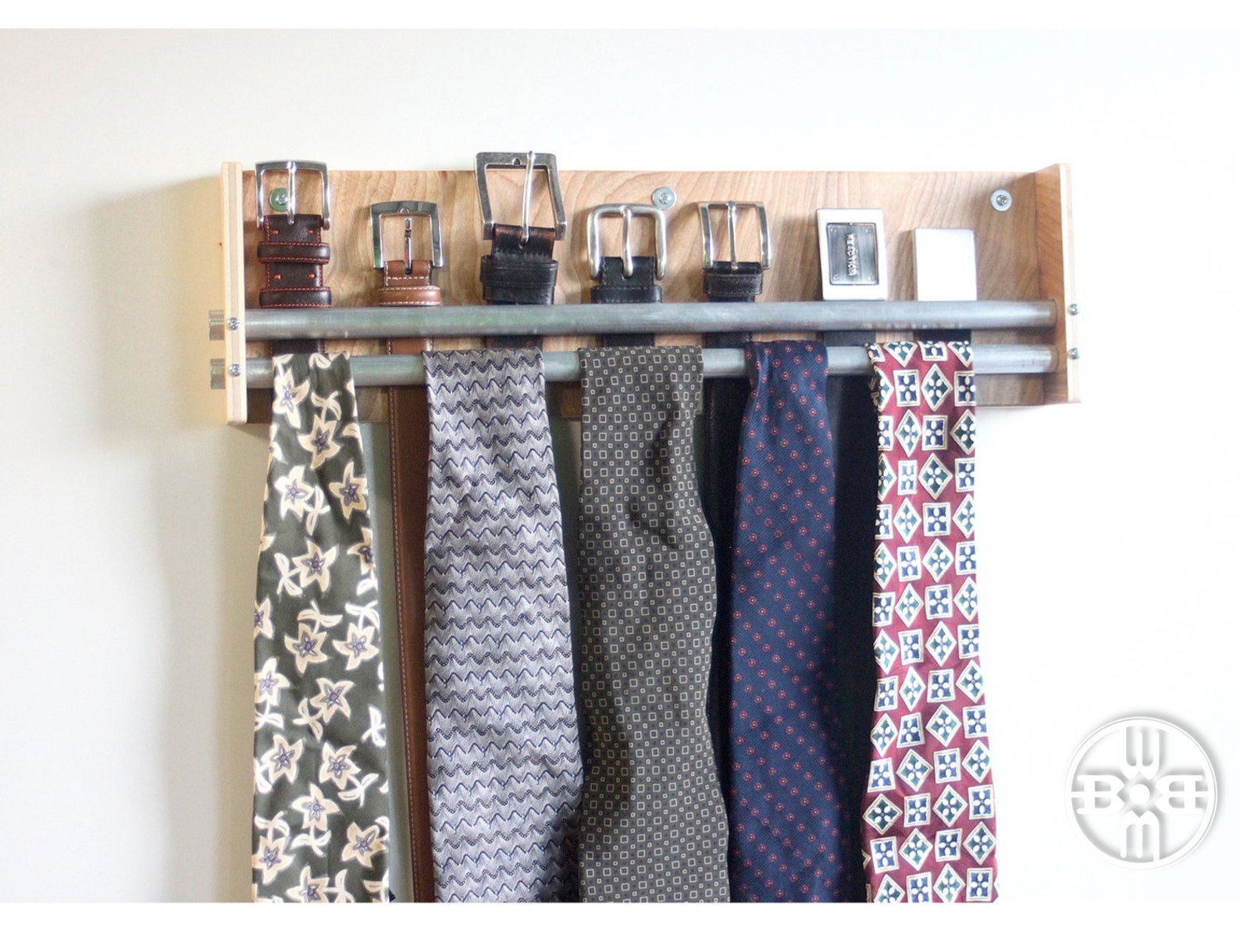 Belt Rack Gift for Men Mens Belt Organizer Belt Holder Etsy