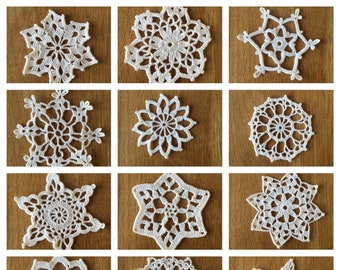 New beautiful crochet snowflakes/Christmas ornament/Christmas tree decoration/Handmade gift