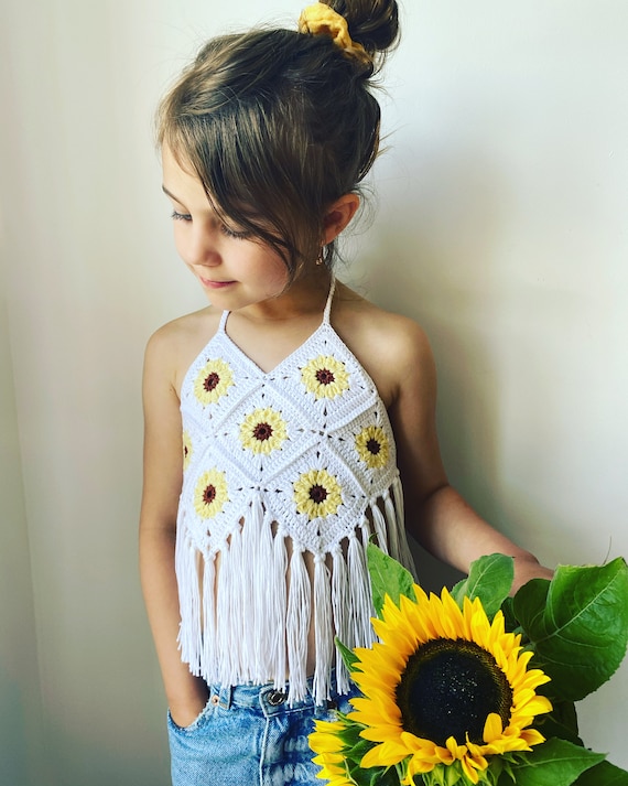 Crochet Ropa De Girasol Para Bebes Girasol Tejido Traje De Girasol