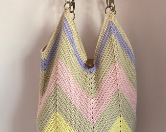 Crochet summer bag/Crochet beach bag/Handmade gift