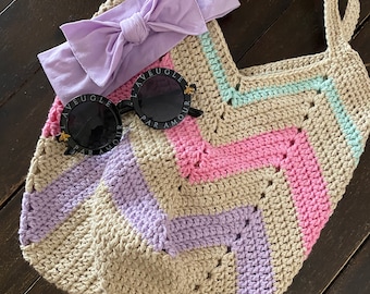 Crochet girl summer bag/Toddler handmade bag/Handmade gift