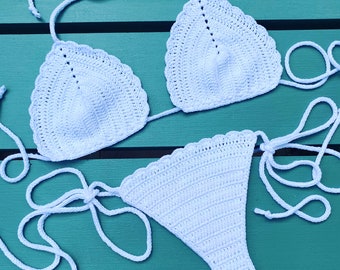 Crochet bikini/Handmade swimwear/beachwear/Handmade gift