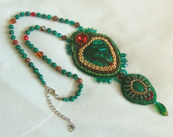 collana malachite