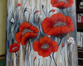 Orange poppies