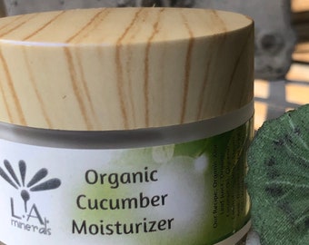 Cucumber Natural Moisturizer with Organic Ingredients - Smells Like Fresh Cucumbers - Made in the USA