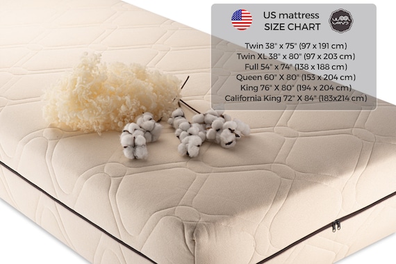 Organic cotton twin mattress discount