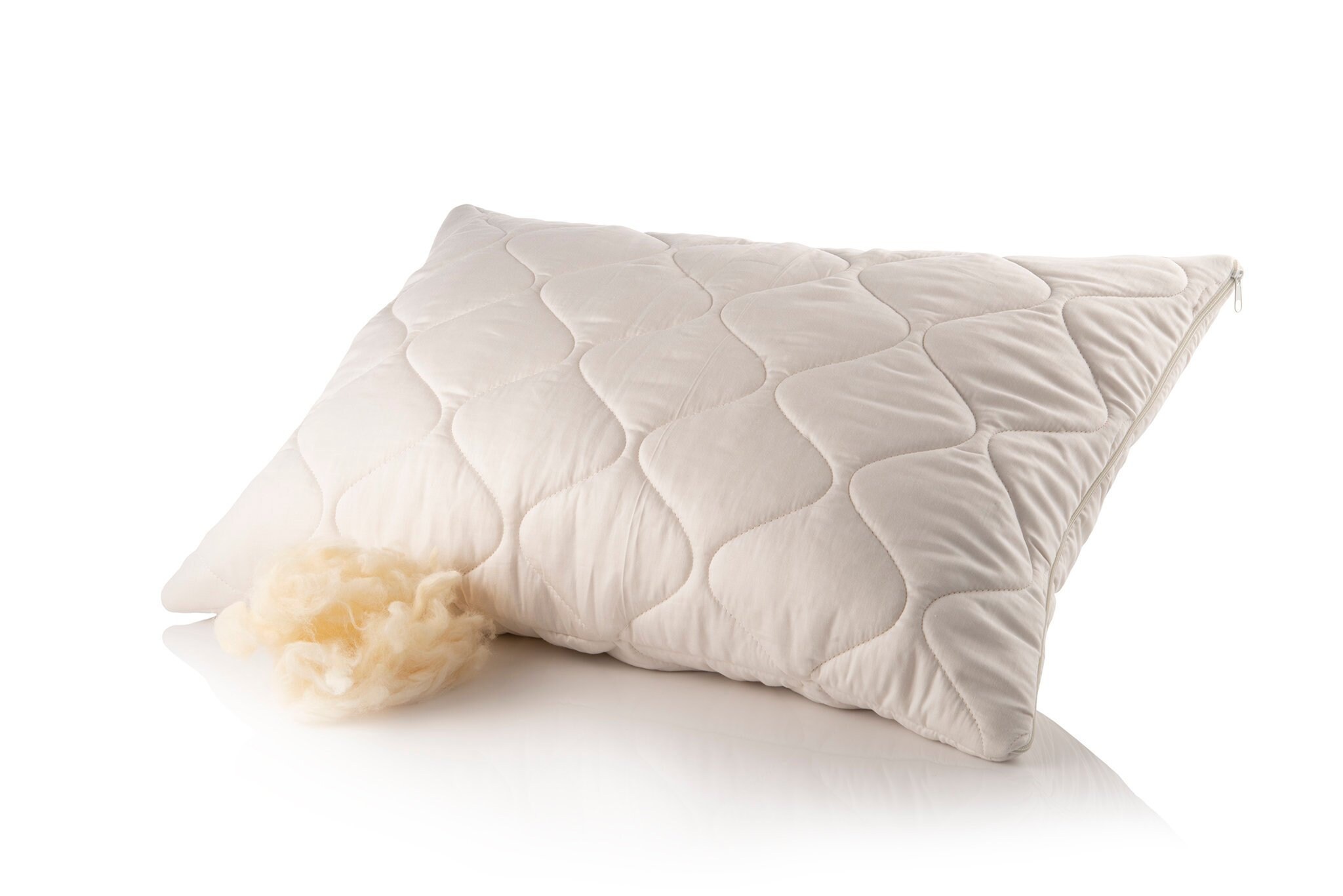 Wool Pillow Organic Wool Pillow Sleeping Pillow Soft Pillow