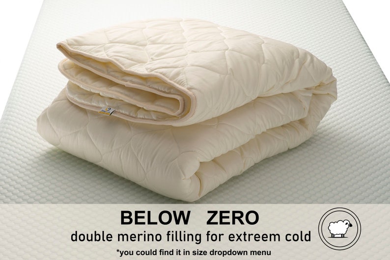 Merino Wool Quilt Wool Duvet Cover Wool Comforter Etsy