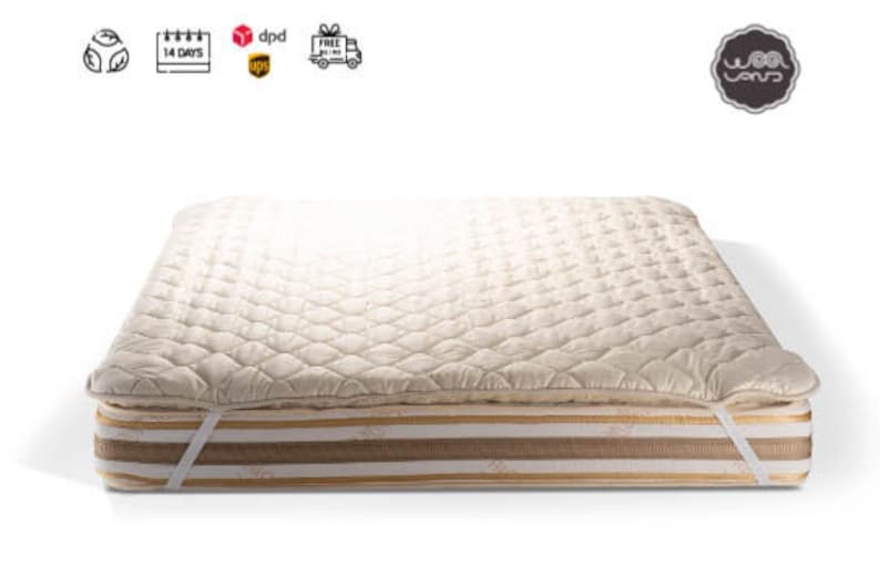 Wool Topper Wool Bed Topper All Season Topper Merino Wool Etsy