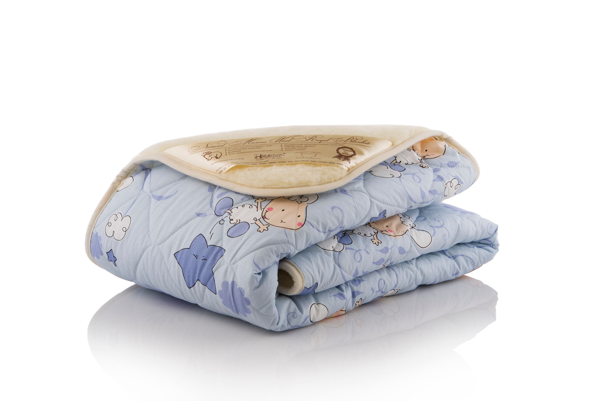 Kids Blanket Set of 2 Wool Blanket Boy and Girl Blanket Etsy