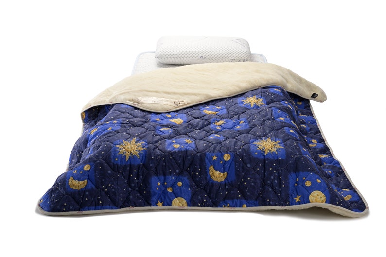 Wool Blanket Celestial Blanket Wool Duvet Cover Baby Etsy