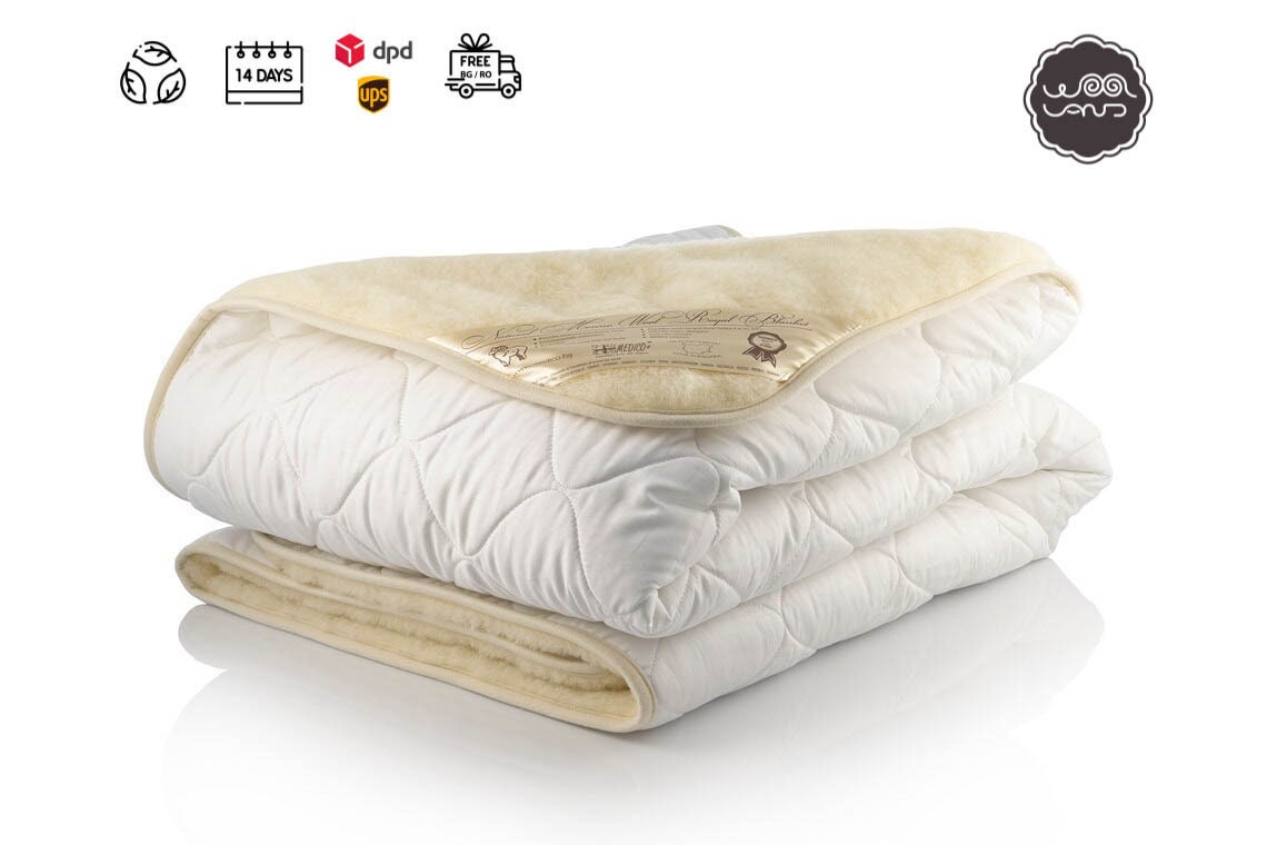 Wool Blanket Wool Duvet Cover Cotton Sateen Blanket Organic