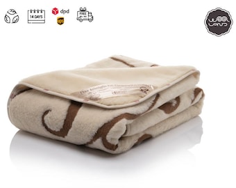 Merino Wool Blanket, Twin Blanket, Wool Duvet Cover Blanket, Winter Blanket, Pattern Blanket, Warm Blanket, Stay Home Blanket, Bed Blanket