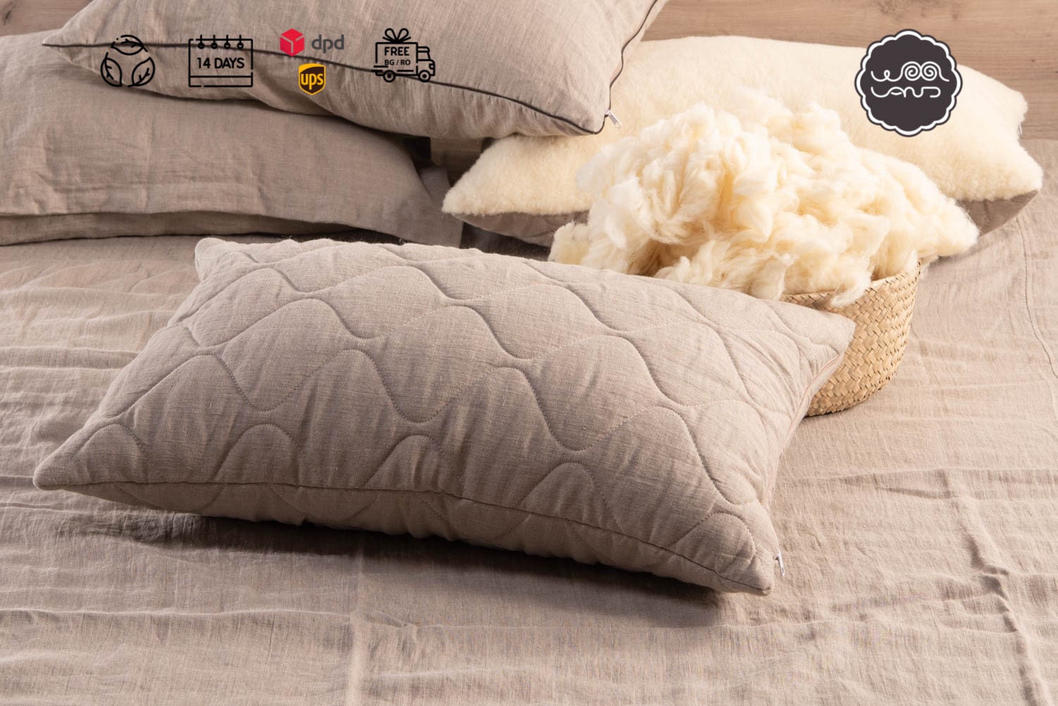 Home Non-woven Cushion Inner Filling Woolen Cotton-padded Pillow