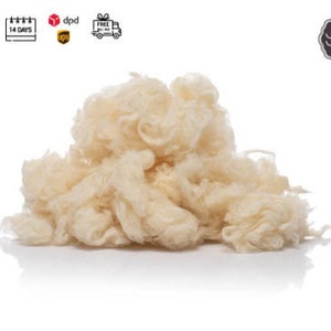 Wool Filling suitable for Washed, Merino Wool Top, Wool Stuffing, Merino Wool Batting, Oeko-Tex 100 Certified Wool Filling