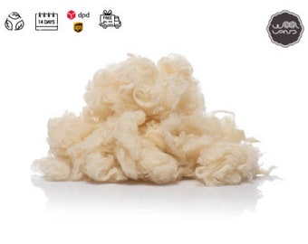 Wool Filling suitable for Washed, Merino Wool Top, Wool Stuffing, Merino Wool Batting, Oeko-Tex 100 Certified Wool Filling