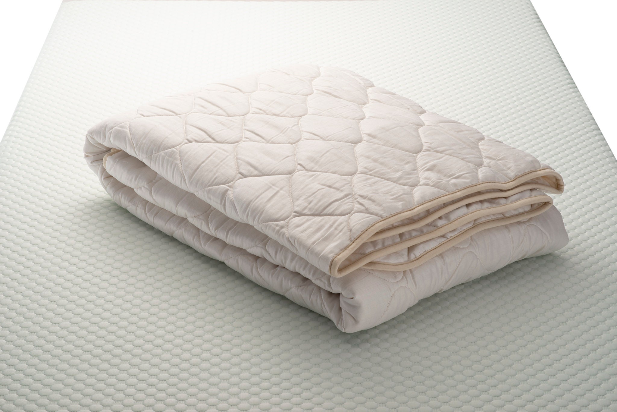 Quilted Wool Filled Duvet Insert All Sizes Creamy Or White
