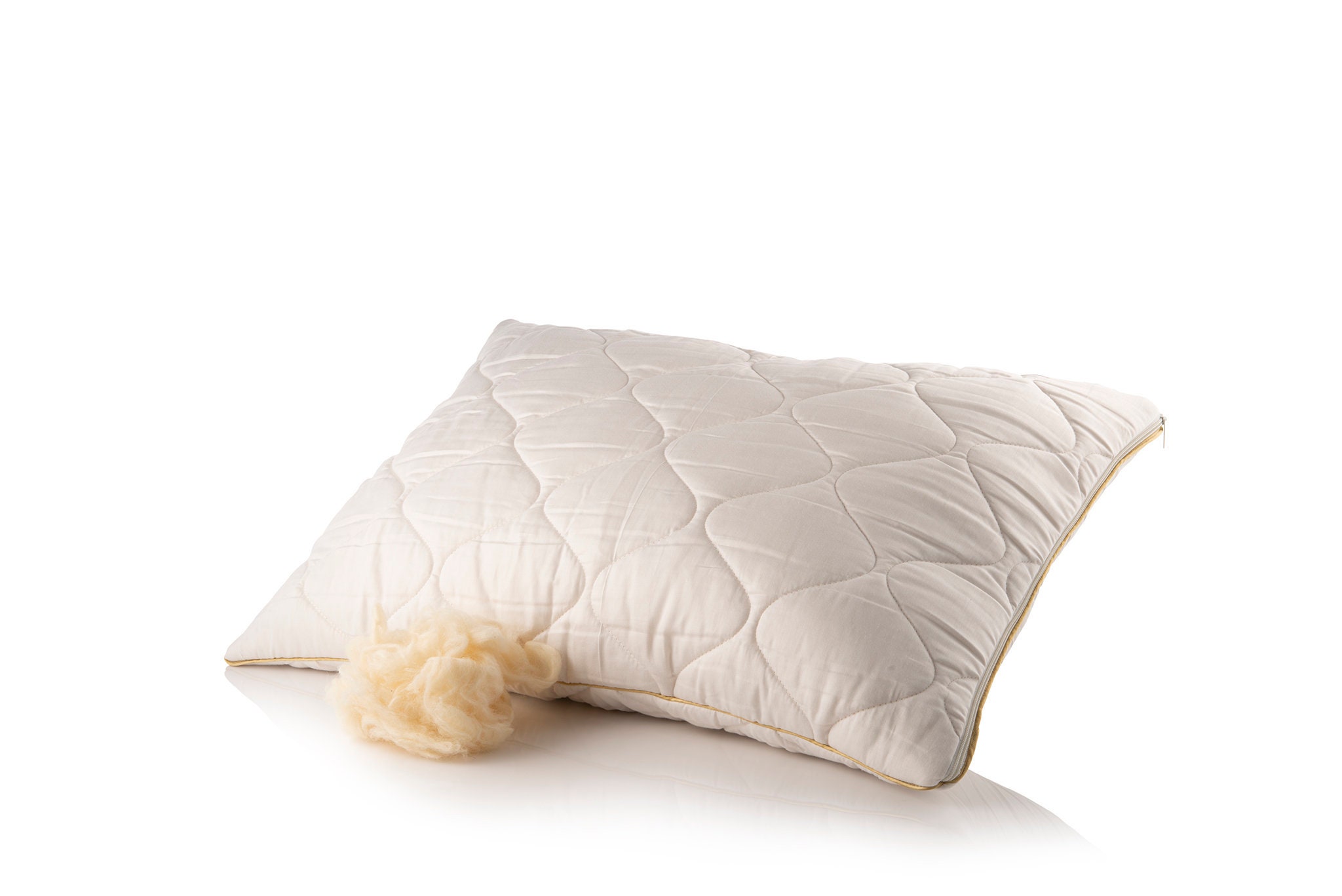 Wool Filled Pillow, Sleeping Pillow, Soft Pillow, Organic Pillow, Hypoallergenic Pillow, Non