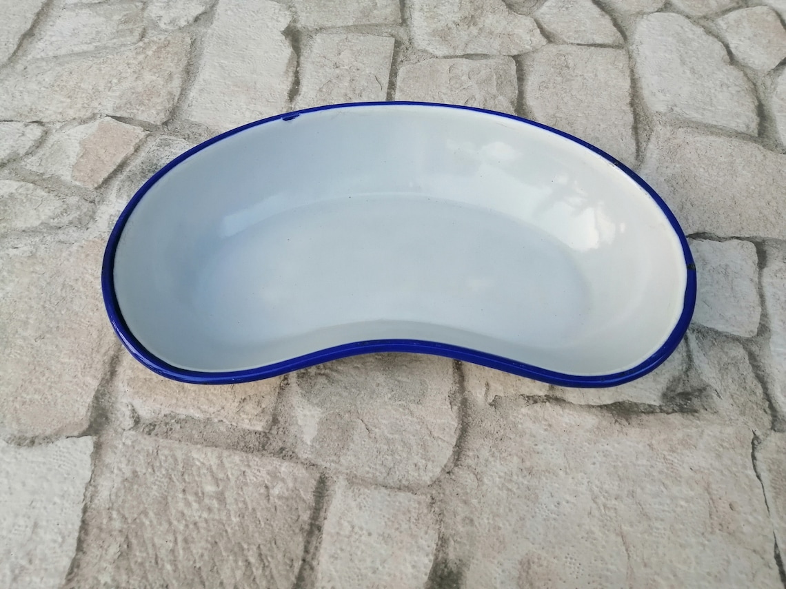Vintage kidney shaped Medical dish Container surgical Etsy