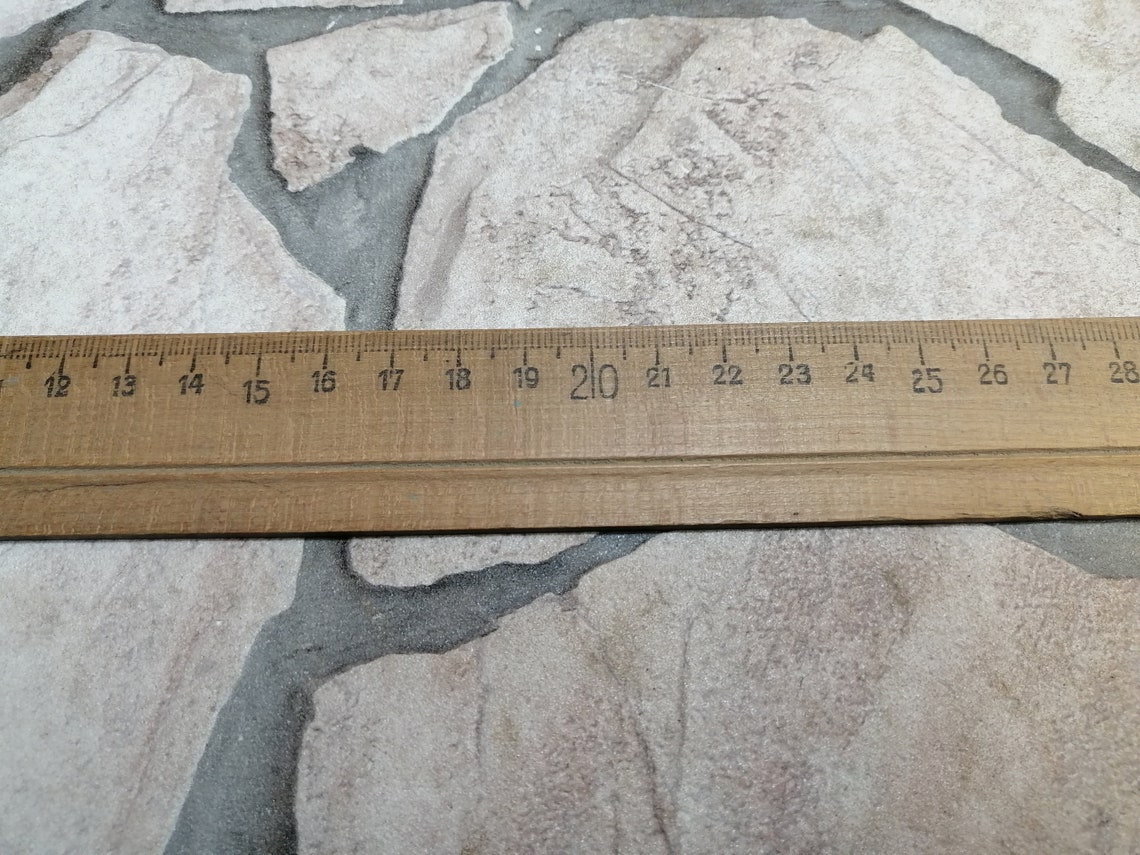 vintage wood metric ruler 40cm free shipping on sale