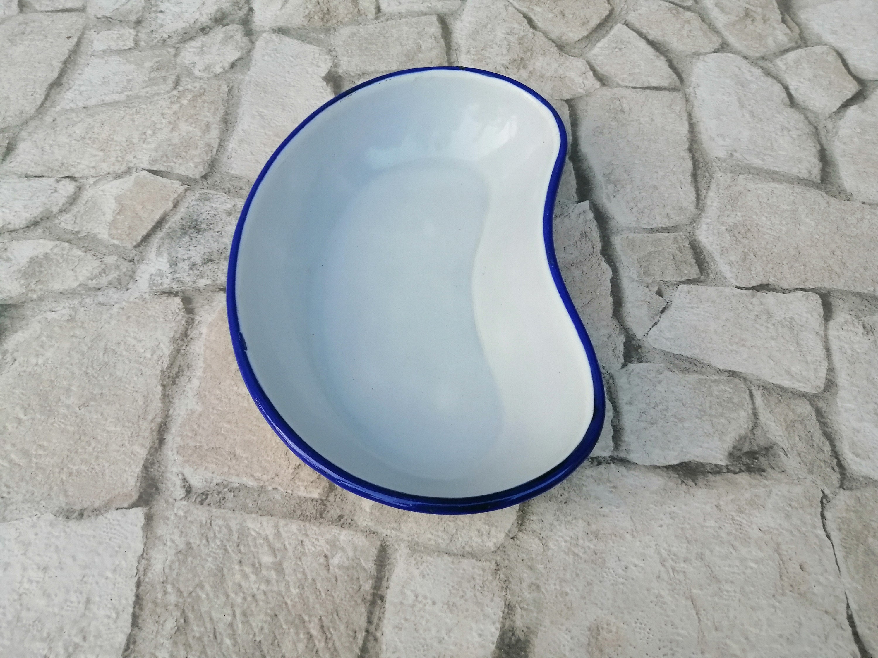 Vintage kidney shaped Medical dish Container surgical Etsy