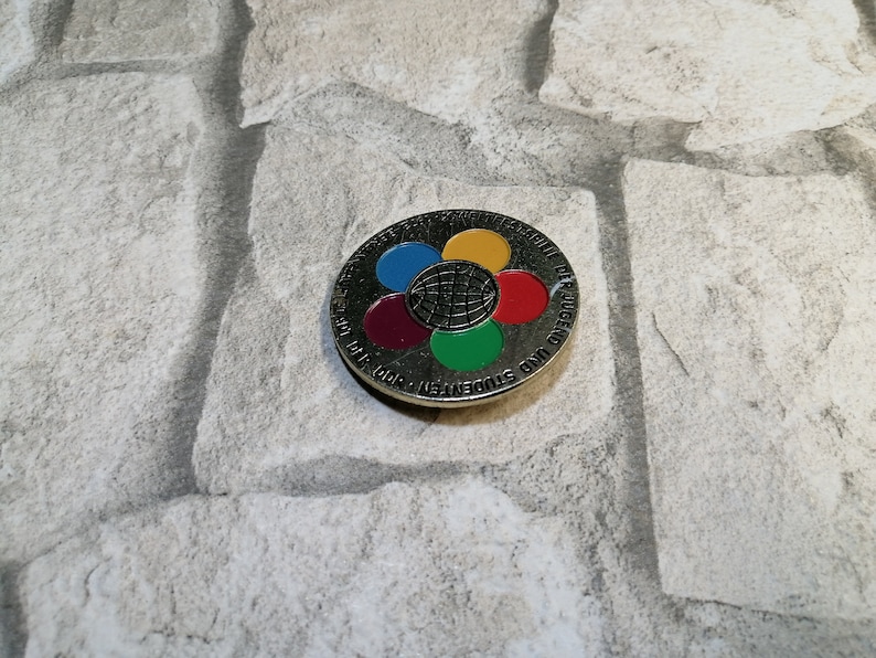 Vintage DDR Pin badge student badge Free Delivery New Listing Free Postage CLEARANCE Sale Pin badge Germany Berlin Hauptstadt pin badge
