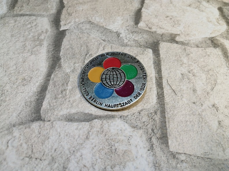 Vintage DDR Pin badge student badge Free Delivery New Listing Free Postage CLEARANCE Sale Pin badge Germany Berlin Hauptstadt pin badge