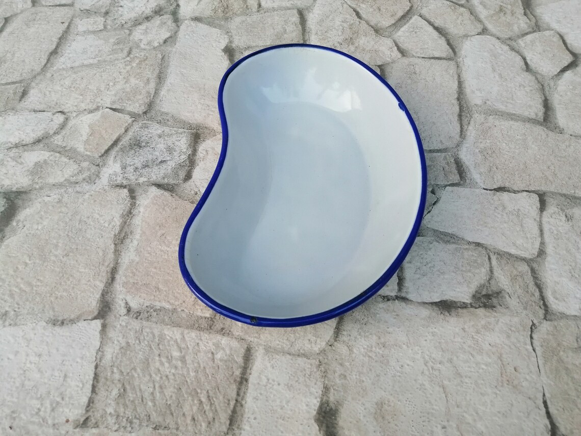 Vintage kidney shaped Medical dish Container surgical Etsy
