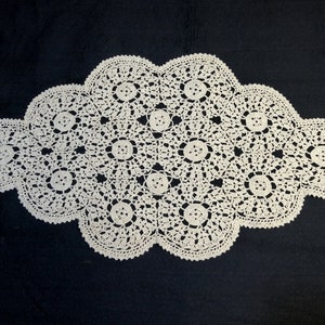 European Vintage Handmade Table Runner - 26 x 13.8 in / 66 x 35 cm European Table Runner, On Sale, Folk Art Table Runner, Gift for her