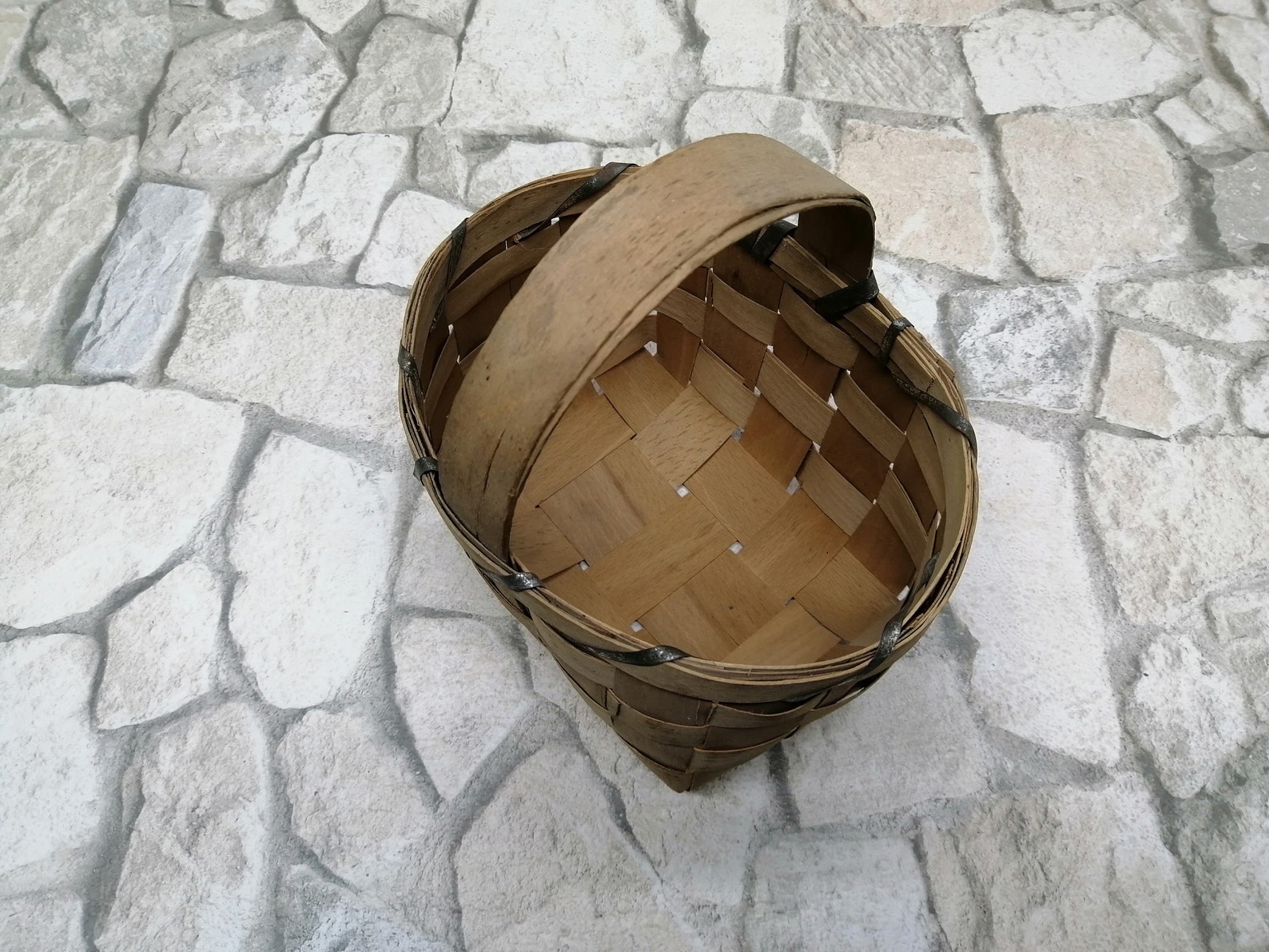 Vintage Wicker Basket Small Wicker Basket Purse Wicker Etsy