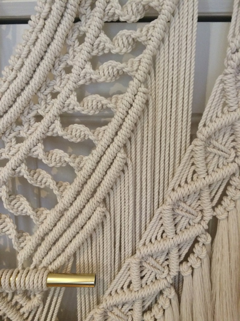 XXL Macramé Wall Hanging Wedding Backdrop Wedding Arch Wall Etsy