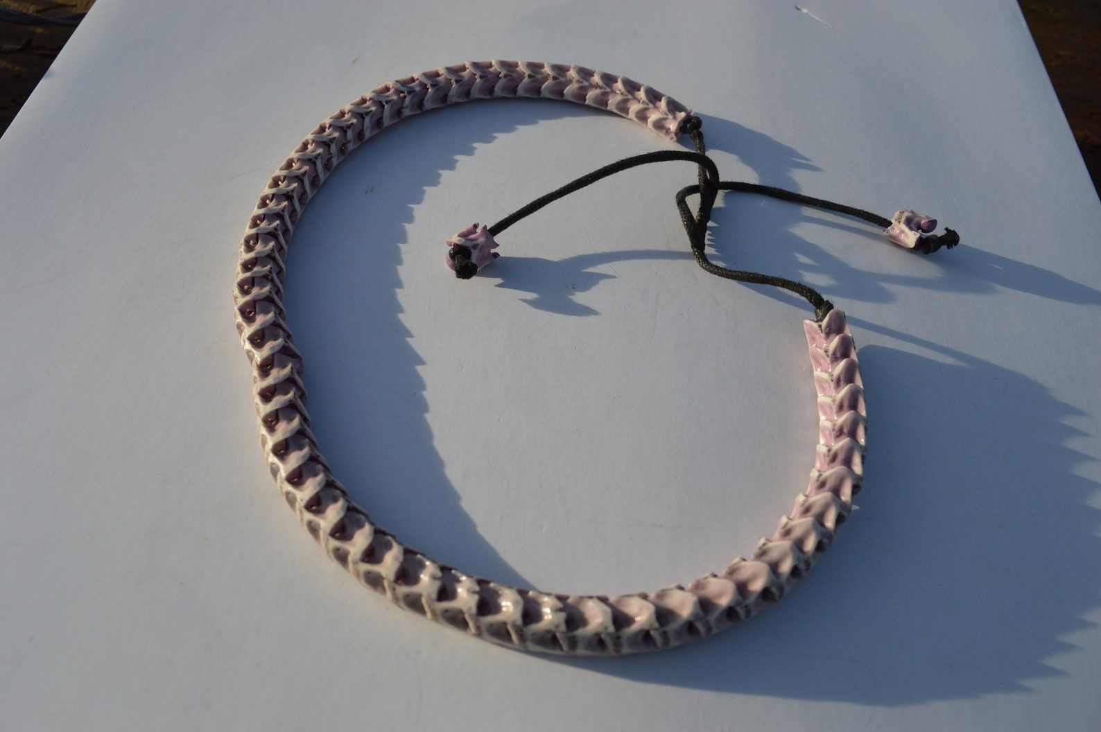 A lovely snake bone vertebrate necklace curiosity unusual Etsy