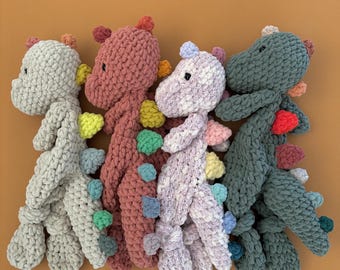 Crochet Amigurumi Dinosaur 20" Snuggie for Toddlers