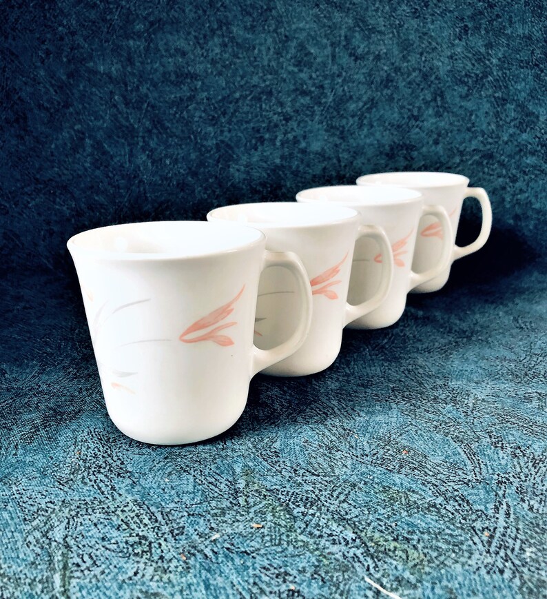 Corelle Desert Rose Coffee Mugs by Corning Set of 4 Etsy
