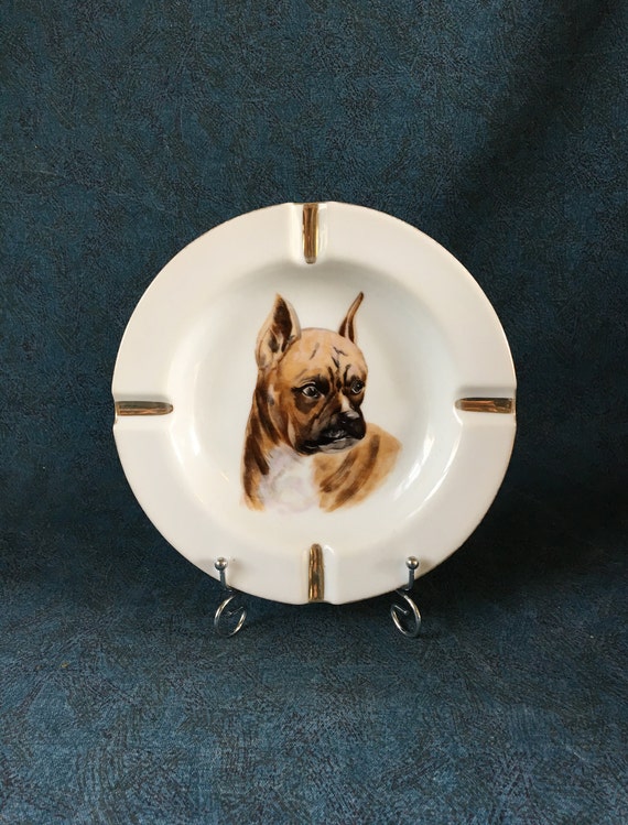 Boxer Dog Ashtray