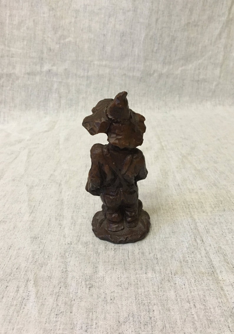 pecan shell resin figurines