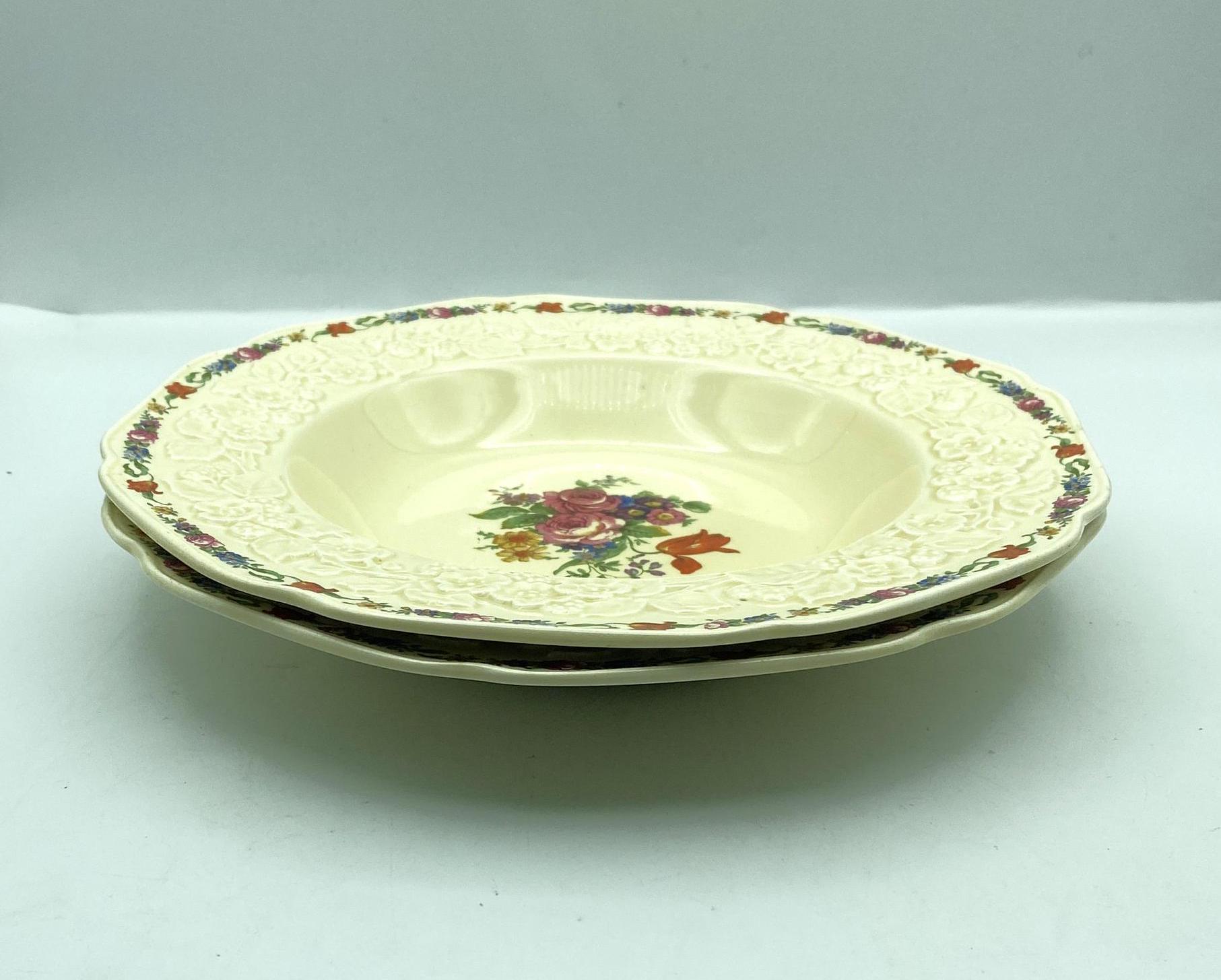 Set of 2 CROWN DUCAL Gainsborough Soup Cup and Saucer Soup