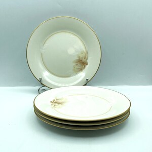 Vintage Noritake Devotion Salad Plates, Set of 4