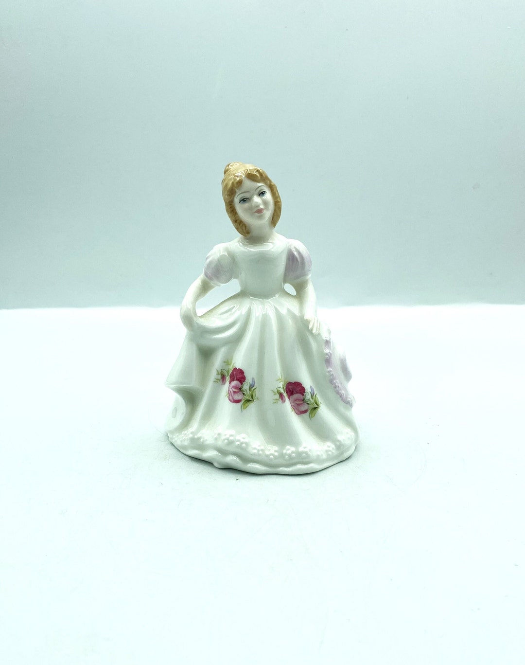 Vintage Royal Doulton Flower of the Month April Child Figurine Etsy